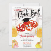 Invitation au crabe bouilli de fin d'études (Devant)