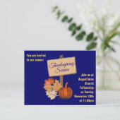 Invitation au culte de THANKSGIVING (Debout devant)