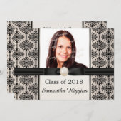 Invitation au début de la graduation de la damasse (Devant / Derrière)