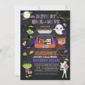 Invitation Au Défilé D'Anniversaire D'Halloween (Devant)