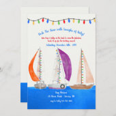 Invitation au défilé de bateaux illuminés (Devant / Derrière)