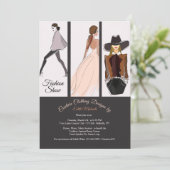 Invitation au défilé de mode (Debout devant)