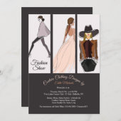 Invitation au défilé de mode (Devant / Derrière)