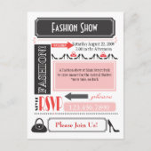 Invitation au défilé de mode (Devant)