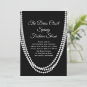 Invitation au défilé de mode Black and Pearls (Debout devant)