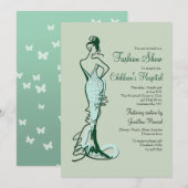 Invitation au défilé de mode Couture (Devant / Derrière)