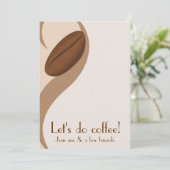 Invitation au déjeuner de café (Debout devant)