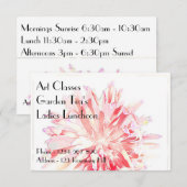 Invitation au déjeuner des dames des cours d'art e (Devant / Derrière)