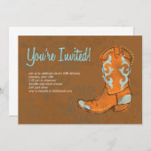 Invitation au démarrage de Western Cowboy (Devant / Derrière)