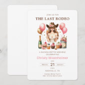 Invitation au dernier rodéo de célibataire (Devant / Derrière)