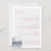 Invitation au dernier weekend de jeune fille au Di (Dos)