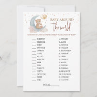 Au-dessus de la lune Baby autour du monde Game Car