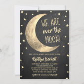 Invitation Au-Dessus De La Lune | BABY SHOWER (Devant)