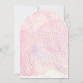 Invitation Au-dessus de la lune Baby shower en arc d'ours en  (Dos)