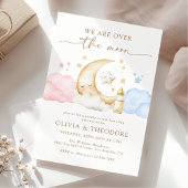 Invitation Au-dessus de la lune Fête de la Révélation de genr