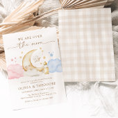 Invitation Au-dessus de la lune Fête de la Révélation de genr