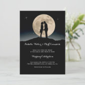 Invitation Au-dessus de la lune Starry Mariage de nuit (Debout devant)