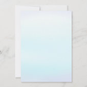 Invitation Au-dessus de la mer Ocean Animals garçon 1er anniv (Dos)