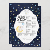 Invitation Au-dessus de l'éléphant de lune ce qui est dans vo (Devant / Derrière)