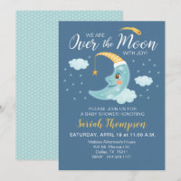 Au-dessus du Baby shower des Garçons Bleus de la L