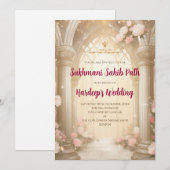 Invitation au Digital Sukhmani Sahib Path et Akhan (Devant / Derrière)