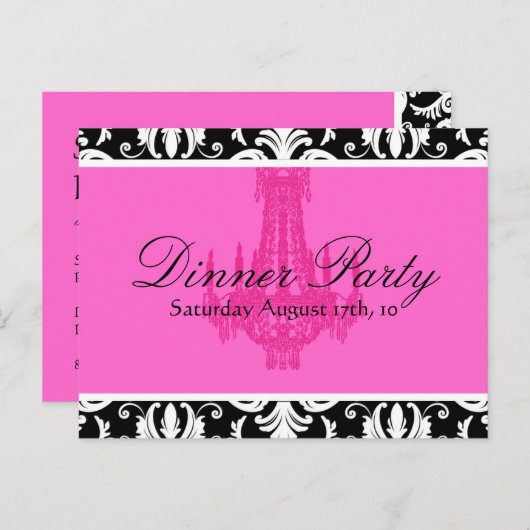 Invitation au dîner (Devant / Derrière)