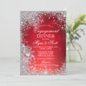 Invitation au dîner d'annonce de fiançailles pour  (Debout devant)