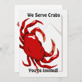 Invitation au dîner de crabe (Devant / Derrière)