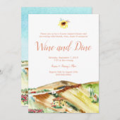 Invitation au dîner de dégustation de vins de Tosc (Devant / Derrière)