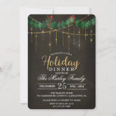 Invitation au dîner de fête des Fêtes (Devant)