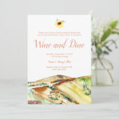 Invitation au dîner de fête du vin et de la cuisin (Debout devant)