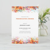Invitation au dîner de Friendsgiving (Debout devant)