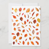 Invitation au dîner de Friendsgiving (Dos)