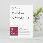 Invitation au dîner de Friendsgiving (Debout devant)