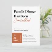 Invitation au dîner de Friendsgiving (Debout devant)