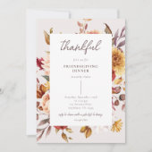 Invitation au dîner de Friendsgiving  (Devant)