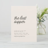 Invitation au dîner de la Dernière répétition (Debout devant)