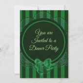 Invitation au dîner de la fête de la Saint-Patrick (Dos)