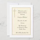 Invitation au dîner de la répétition chrétienne — (Dos)