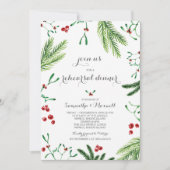 Invitation au dîner de la répétition de Noël (Devant)