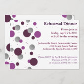 Invitation au dîner de la répétition de points de  (Devant / Derrière)