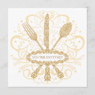 Invitation au dîner de la répétition du couteau de