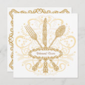 Invitation au dîner de la répétition du couteau de (Devant / Derrière)