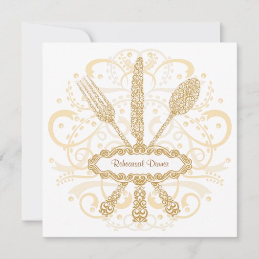 Invitation au dîner de la répétition du couteau de (Devant)