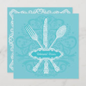 Invitation au dîner de la répétition du couteau de (Devant / Derrière)