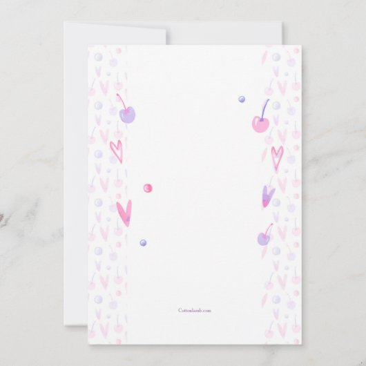 Invitation au dîner de la Saint-Valentin (Dos)