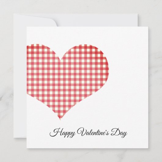 Invitation au dîner de la Saint-Valentin au cœur r (Dos)