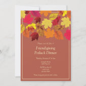 Invitation au dîner de potluck pour la fête des am (Devant)