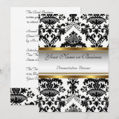 Invitation au dîner de présentation commerciale an (Devant / Derrière)