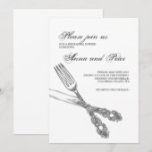 Invitation au dîner de répétition (Devant / Derrière)